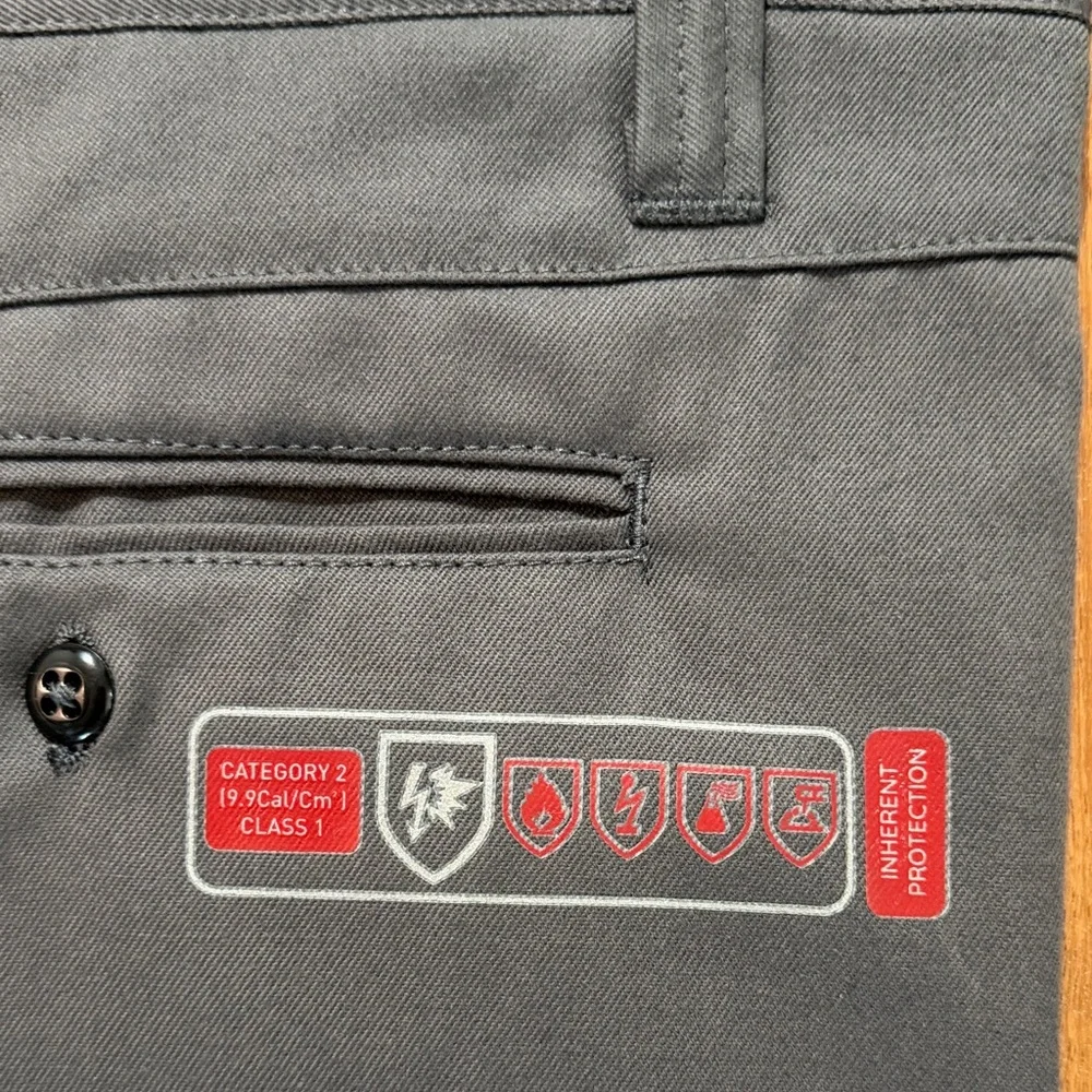 STRATA SFX241 Men 36x29 Gray Cat 2 Class 1 Inherent Protection MFR 1/2022 Pants‎